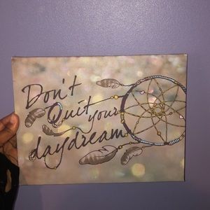 2 Dream catcher inspirational small canvases